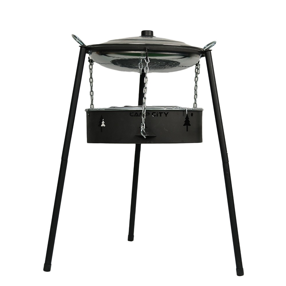 3-Legged Fireplace Barbecue Set