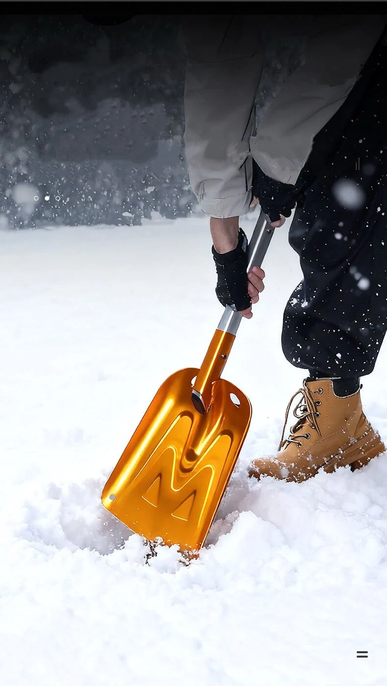 Katlanabilir Uzatılabilir Alüminyum Çok Fonksiyonlu Kar Küreği