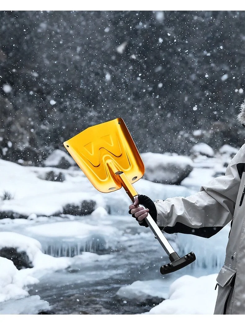 Katlanabilir Uzatılabilir Alüminyum Çok Fonksiyonlu Kar Küreği