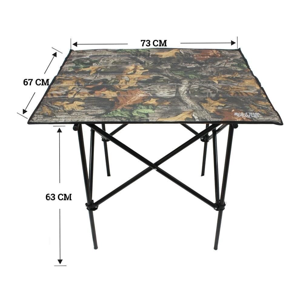 Gray Wolf Folding Camping Table (Forest Pattern)