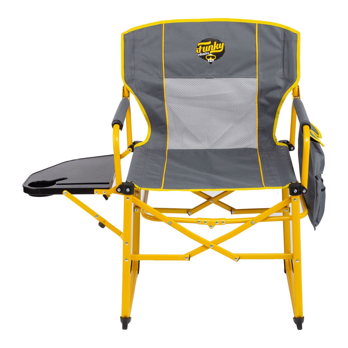 Funky Chairs Extra Katlanabilir XL Kamp Koltuğu – Sarı