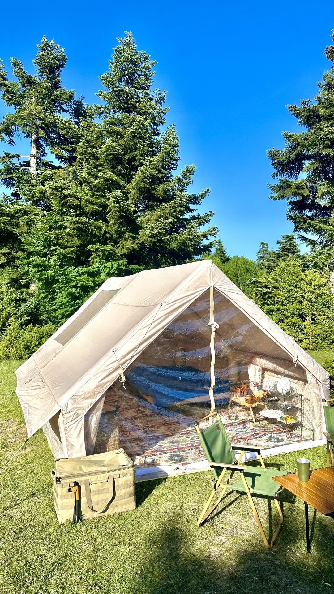 Shufa Galaksi Serisi 12 Metrekare Otomatik Şişme Çadır 400*300*210CM