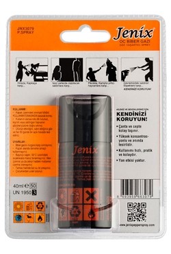 Jenix Yasal Biber Gazı Göz Yaşartıcı 40 Ml