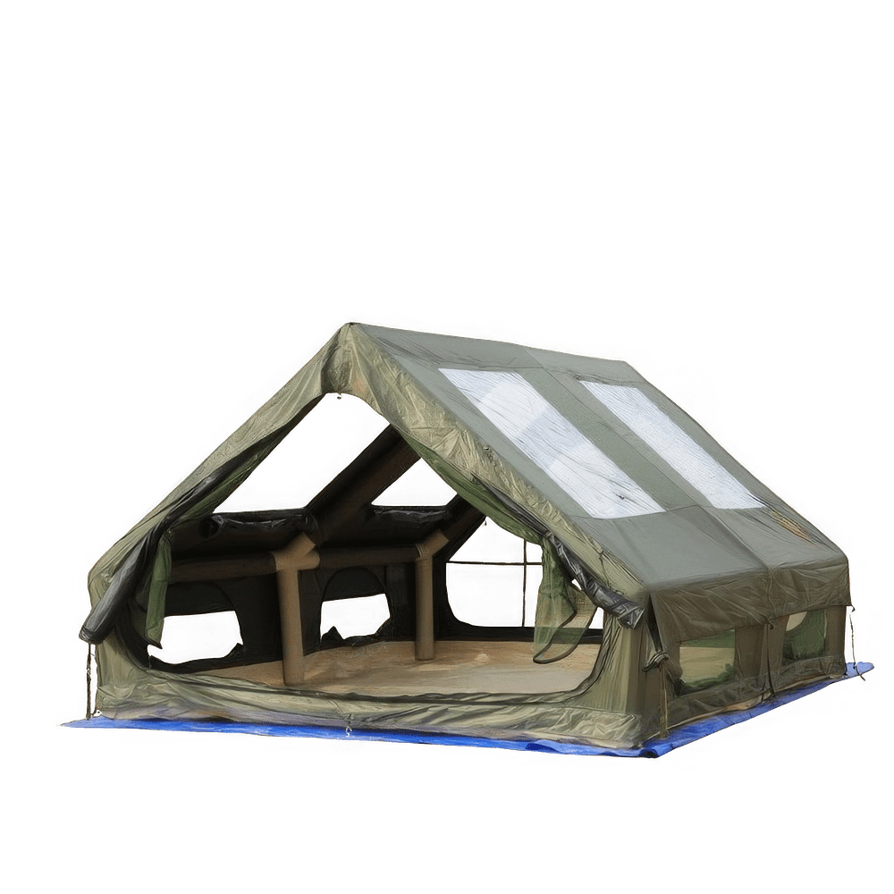 Shufa Glamping Family Şişme Kamp Çadırı 300*400*200 Cm Haki