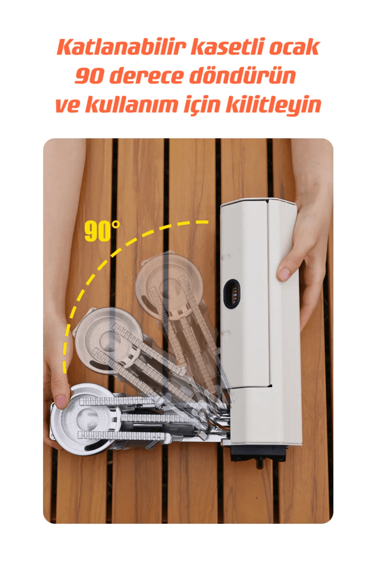 Shufa Katlanabilir Kamp Ocak -Bej