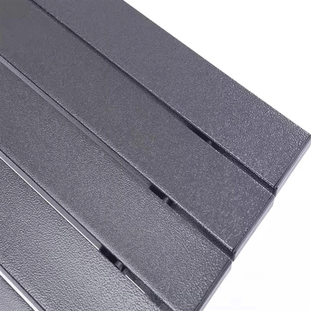 Funky Chairs Caravan Class Katlanabilir Teleskopik Ayaklı Alüminyum Kamp Masası (95x55x68-105cm) Siyah