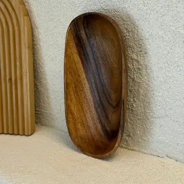 Akasya Ağacı Oval Sunumluk 36,5 x 16,5 cm
