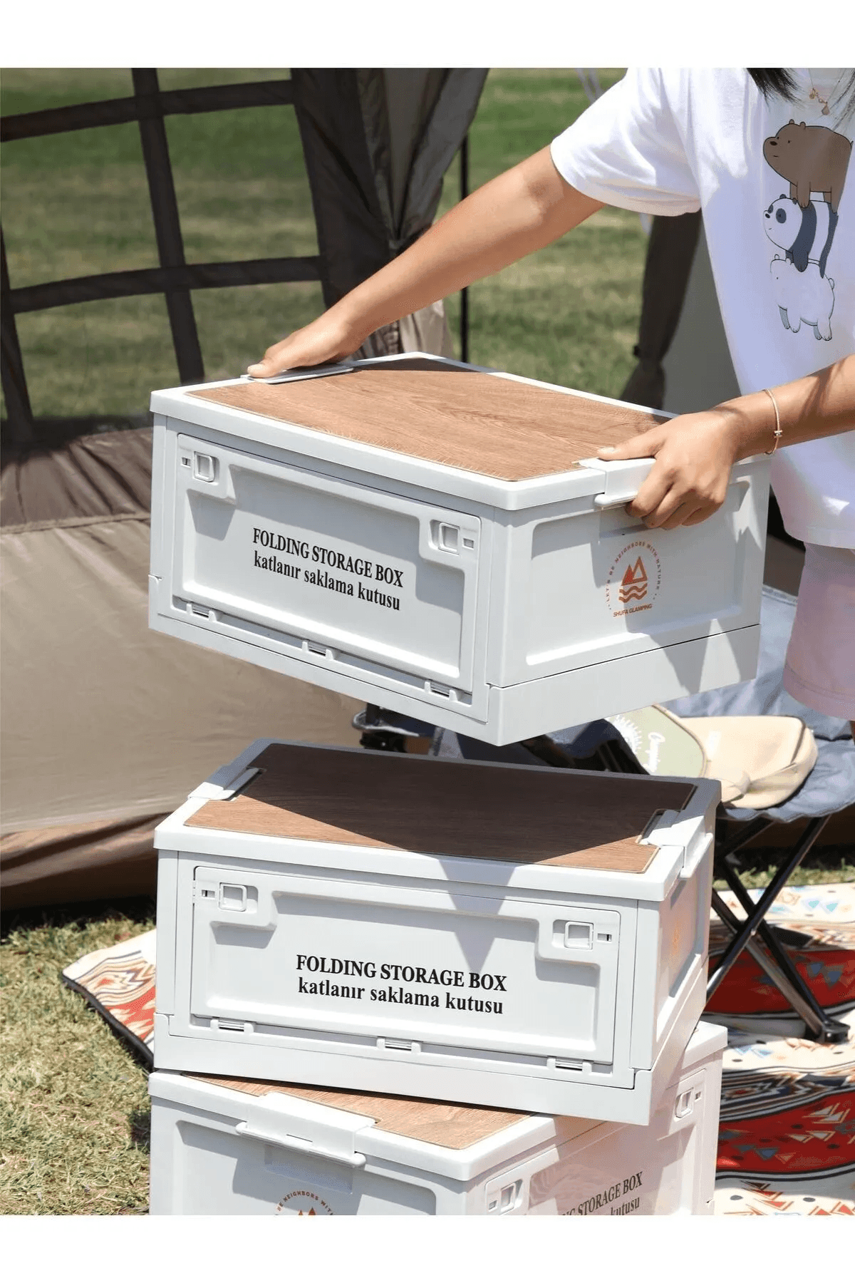 Shufa Katlanır Saklama Kabı 45L