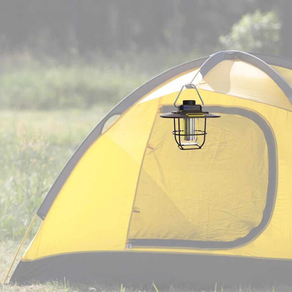 Powerdex Retro Lamp Waterproof USB Rechargeable Tent Camping Lantern