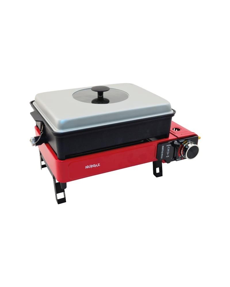 Nurgaz Portable Gas Barbecue and Cooking Set
