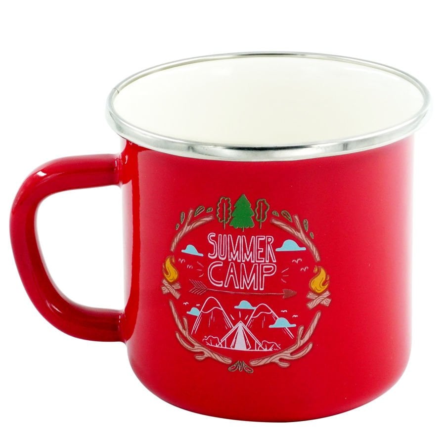 Orcamp Emaye Kupa 330 ml  Summer Camp