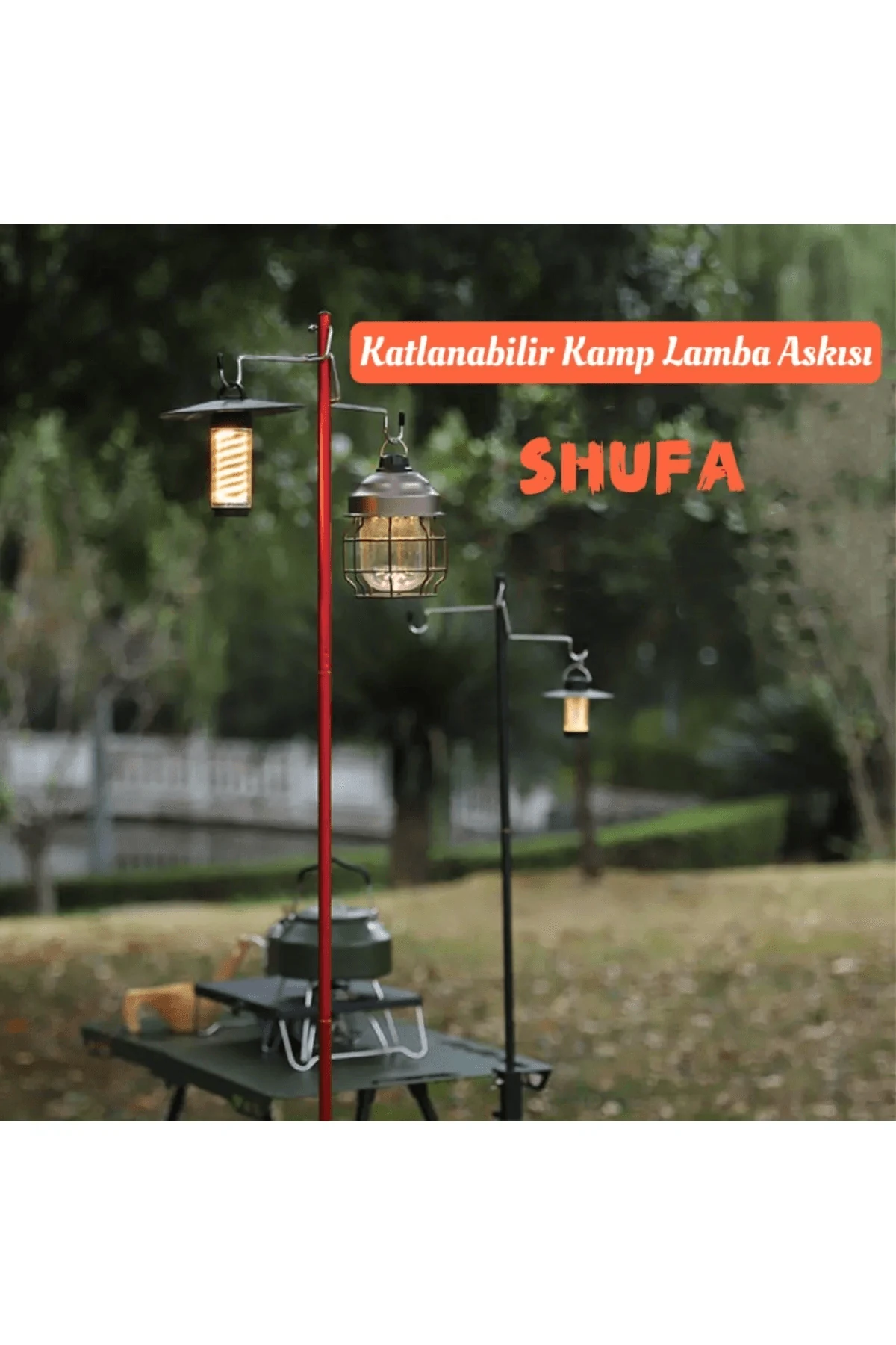 Shufa Katlanabilir Kamp Lamba Askısı