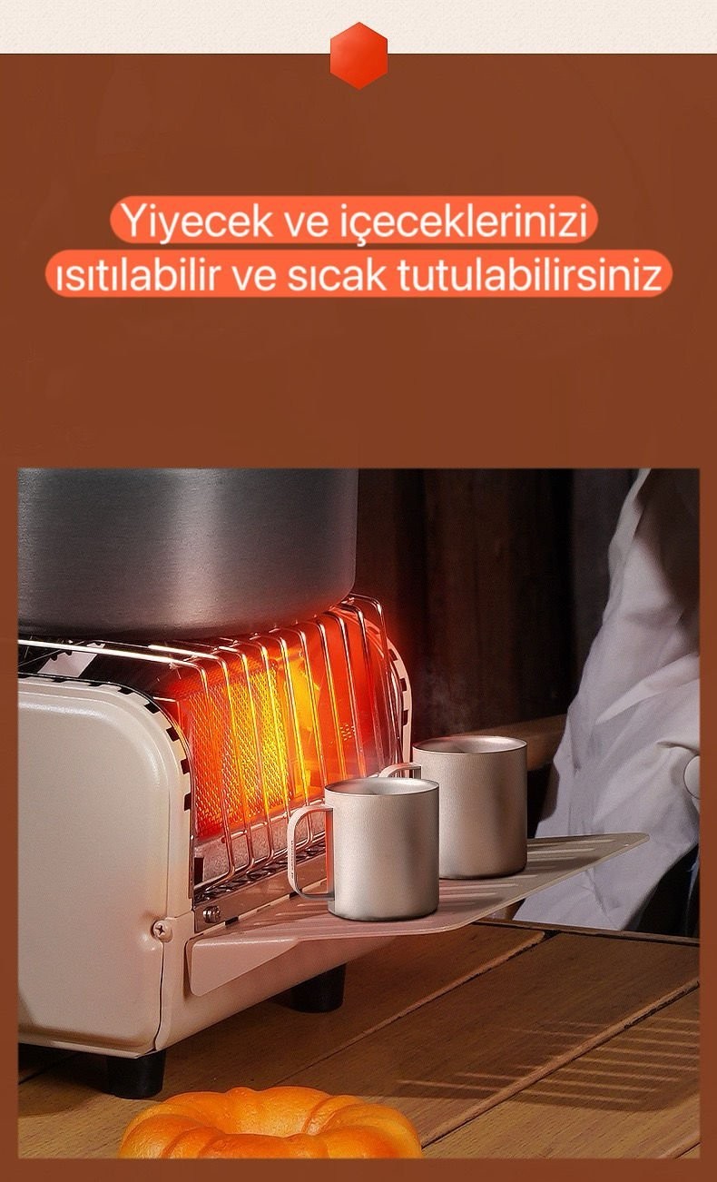 Shufa Çok Fonksiyonlu Portatif Kamp Sobası