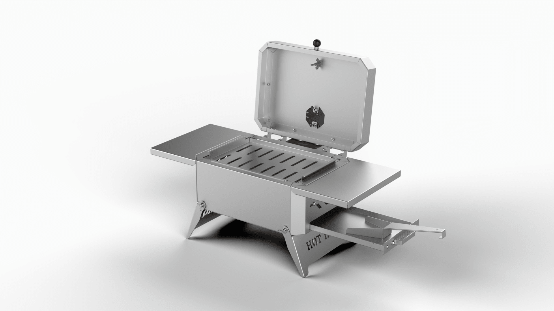 Hot Bbaq Hot Bag Inox Taşınabilir Mangal Portatif Çanta- 30X20