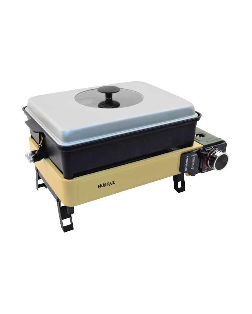 Nurgaz Portable Gas Barbecue and Cooking Set