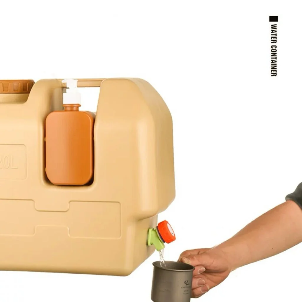 SHUFA Açık Su Konteyneri Piknik Kamp Içme Kova Depolama Taşıyıcı 20L