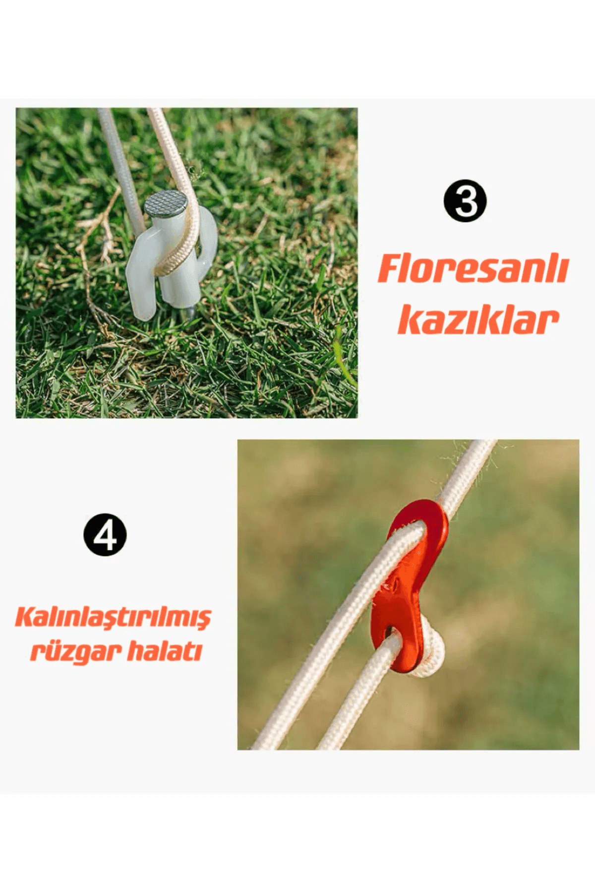 Shufa Glamping 500*300 Cm Tarp Güneş ve Rüzgar Koruma Tentesi