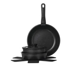 Çok Amaçlı Çıkarılabilir Saplı Yapışmaz Tava ve Tencere Set