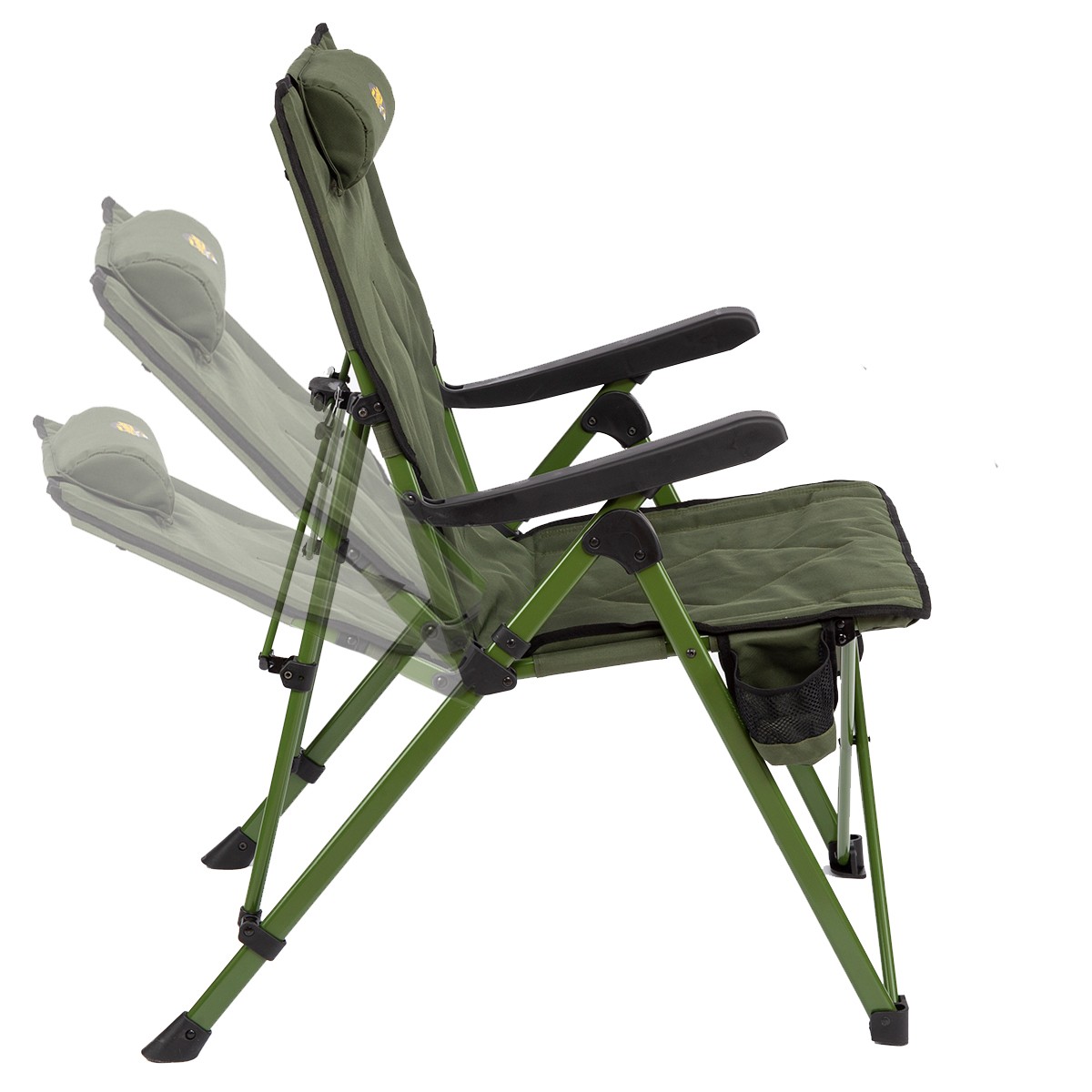 Funky Chairs Comfort 3 Kademeli Katlanabilir Kamp Sandalyesi – Haki