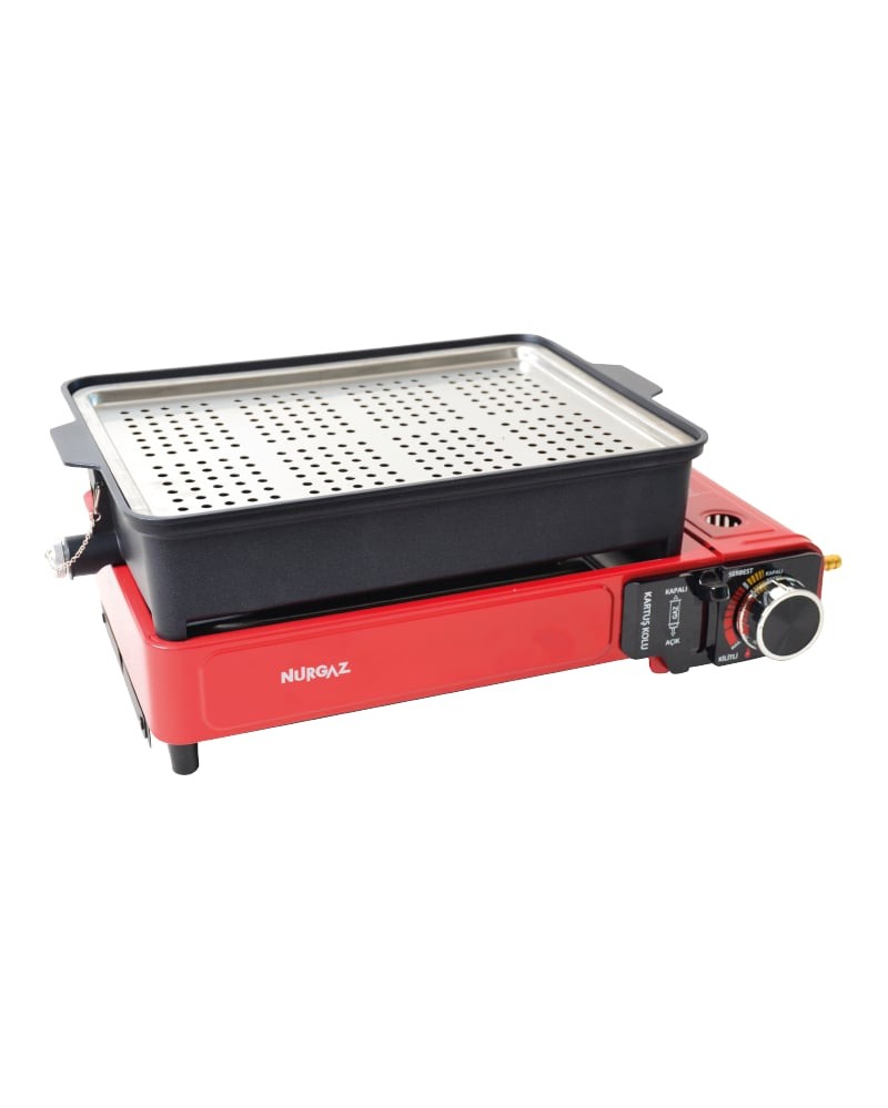 Nurgaz Portable Gas Barbecue and Cooking Set