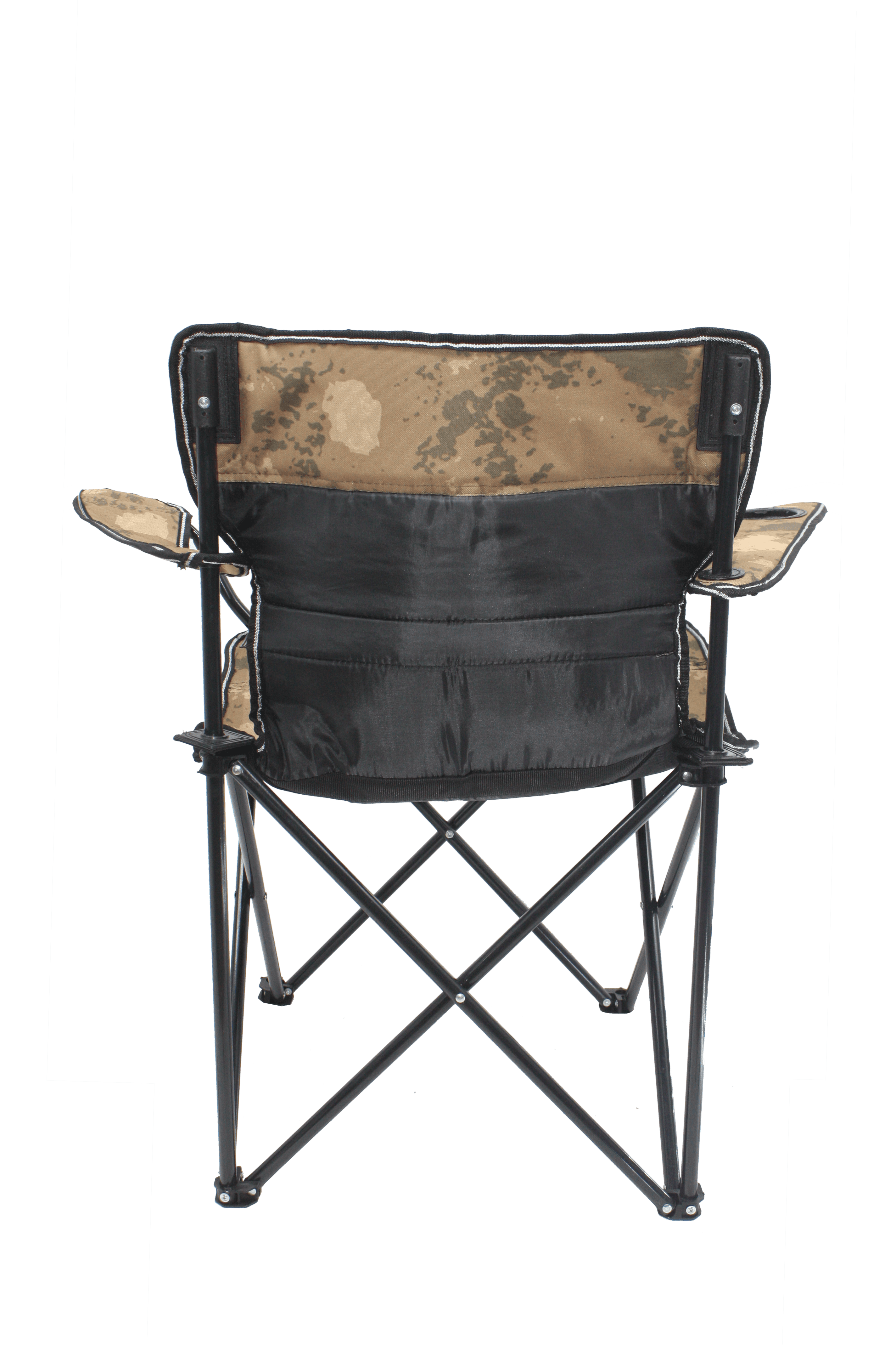 Gray Wolf Camping Chair with Cups, Desert Pattern