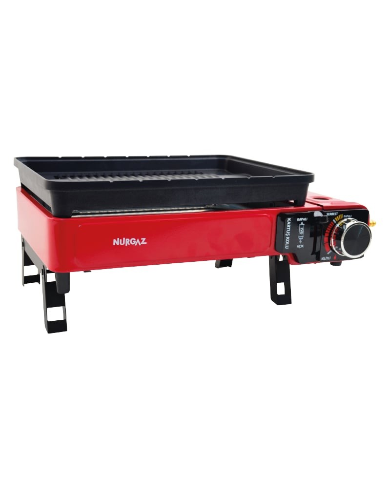 Nurgaz Portable Gas Barbecue and Cooking Set