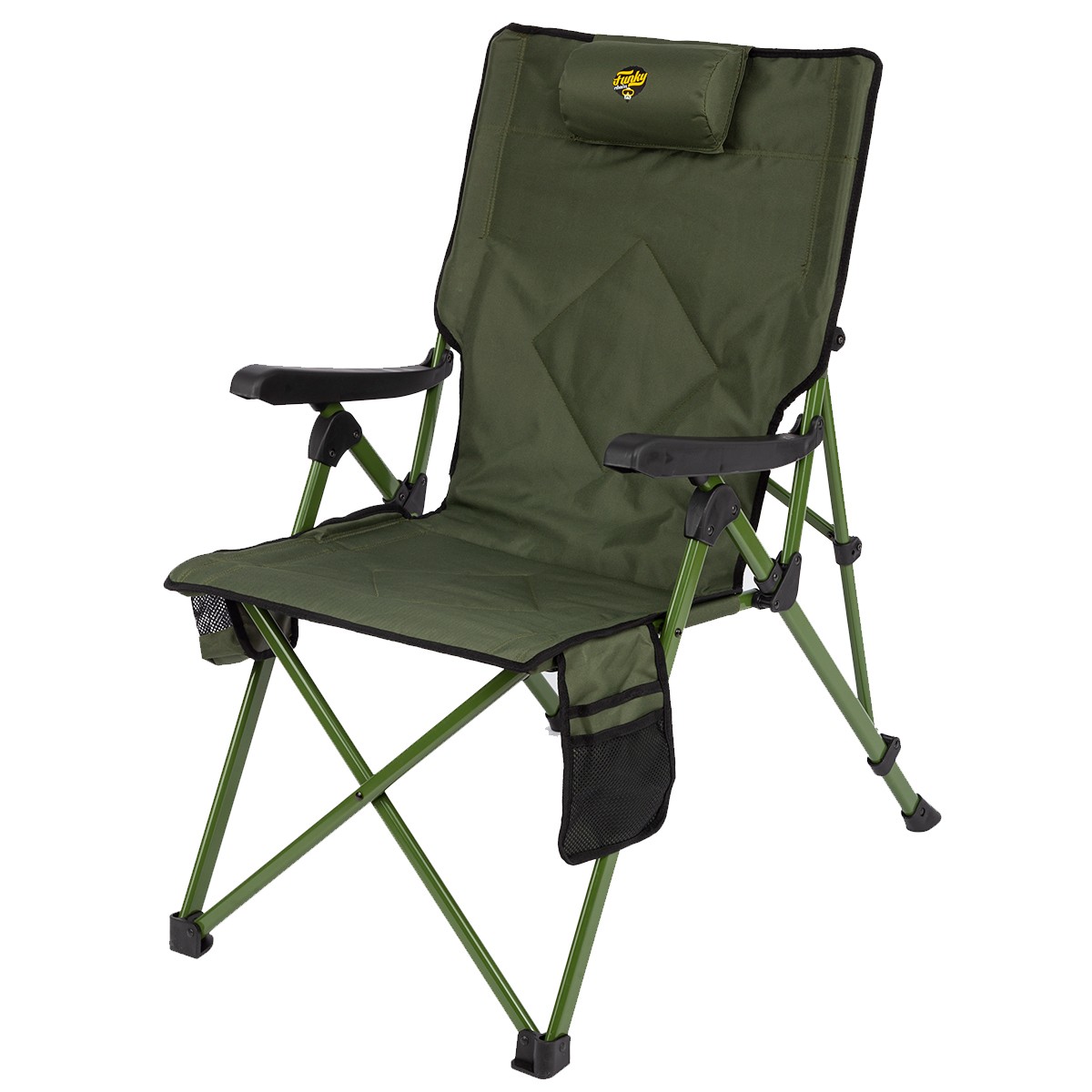 Funky Chairs Comfort 3 Kademeli Katlanabilir Kamp Sandalyesi – Haki
