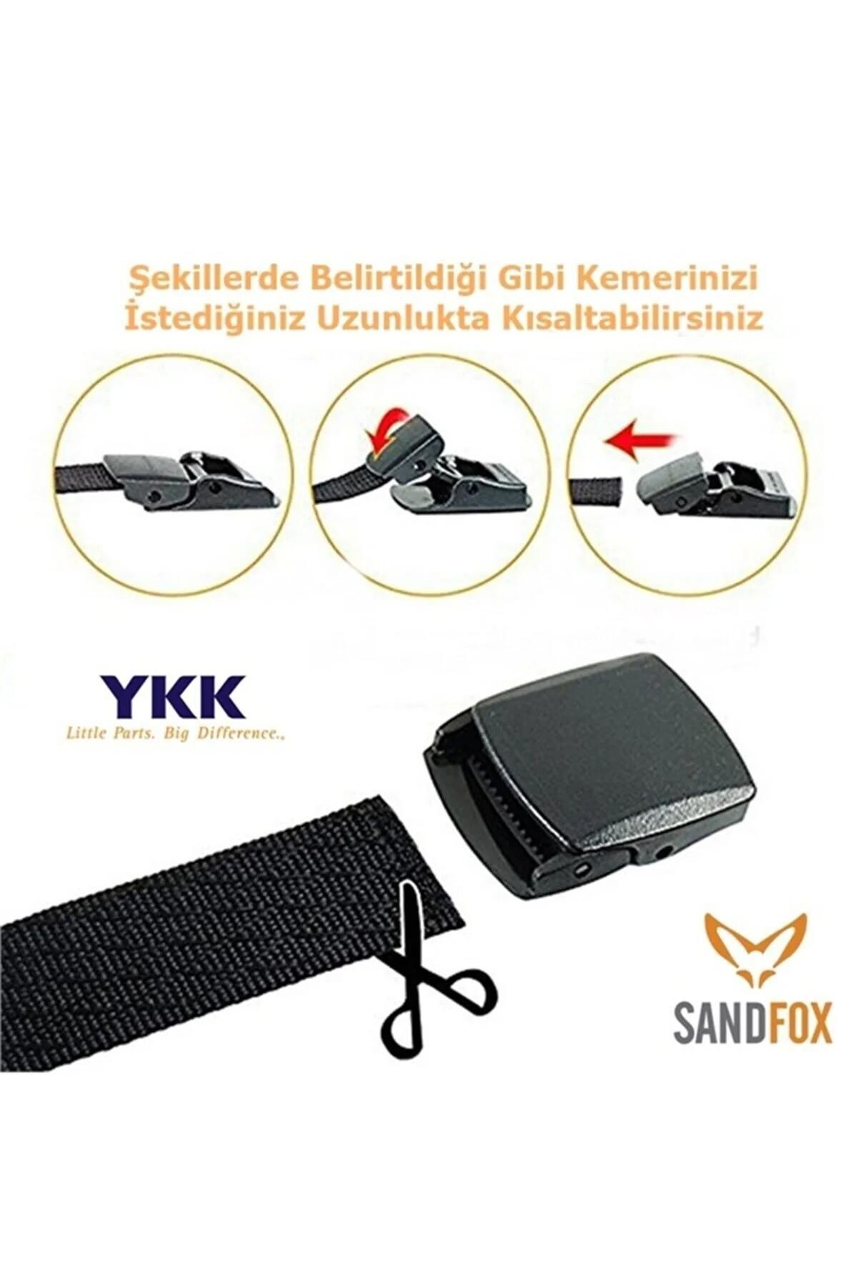 Sandfox Unisex Flex Outdoor Taktik Kemer - L