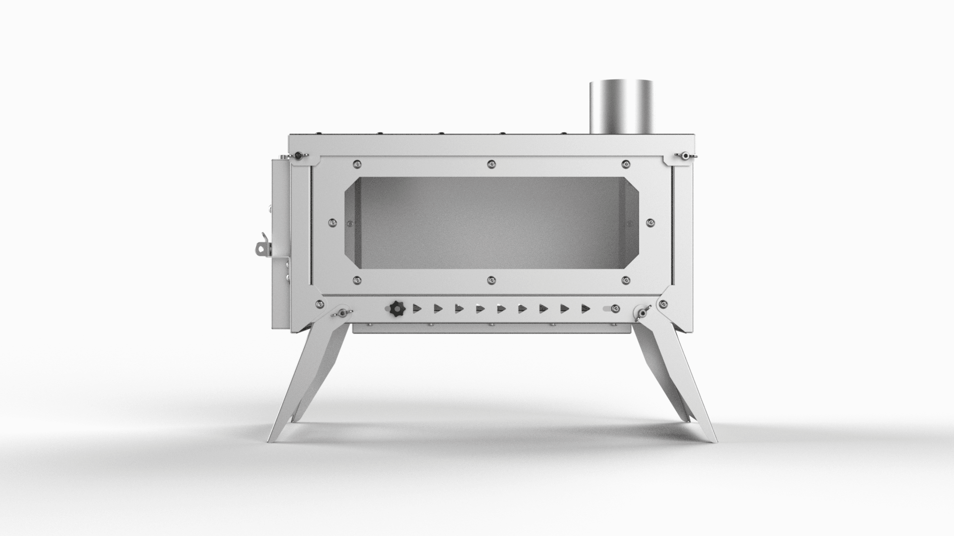 Hot Bbaq Hot Tent Inox Stove Portable Foldable Camping Stove
