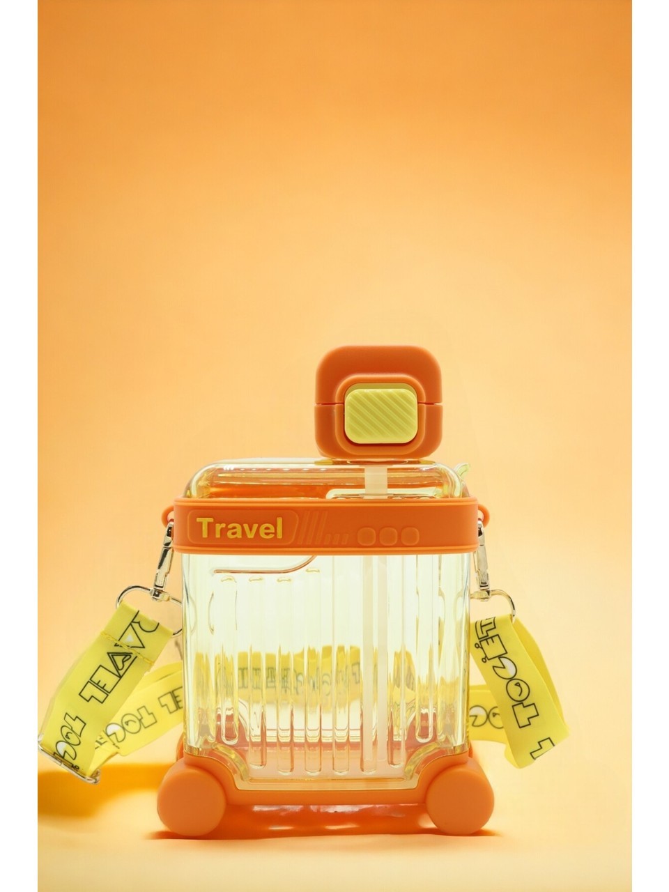 Meysa Home Trolley Suitcase Water Bottle Orange