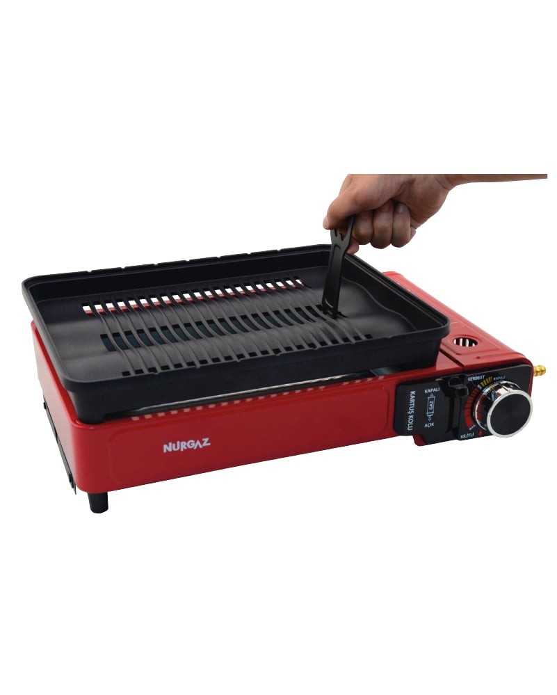 Nurgaz Portable Gas Barbecue and Cooking Set