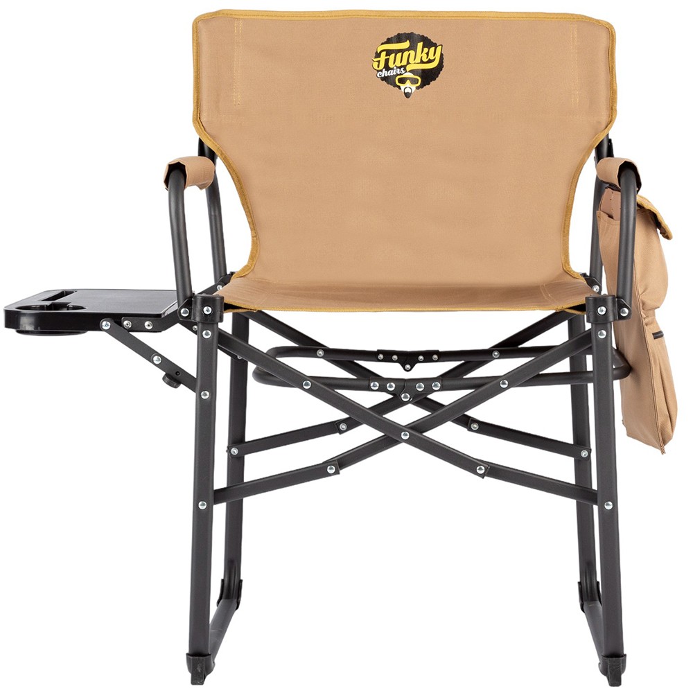 Funky Chairs Extra Katlanabilir L Kamp Koltuğu – Toprak
