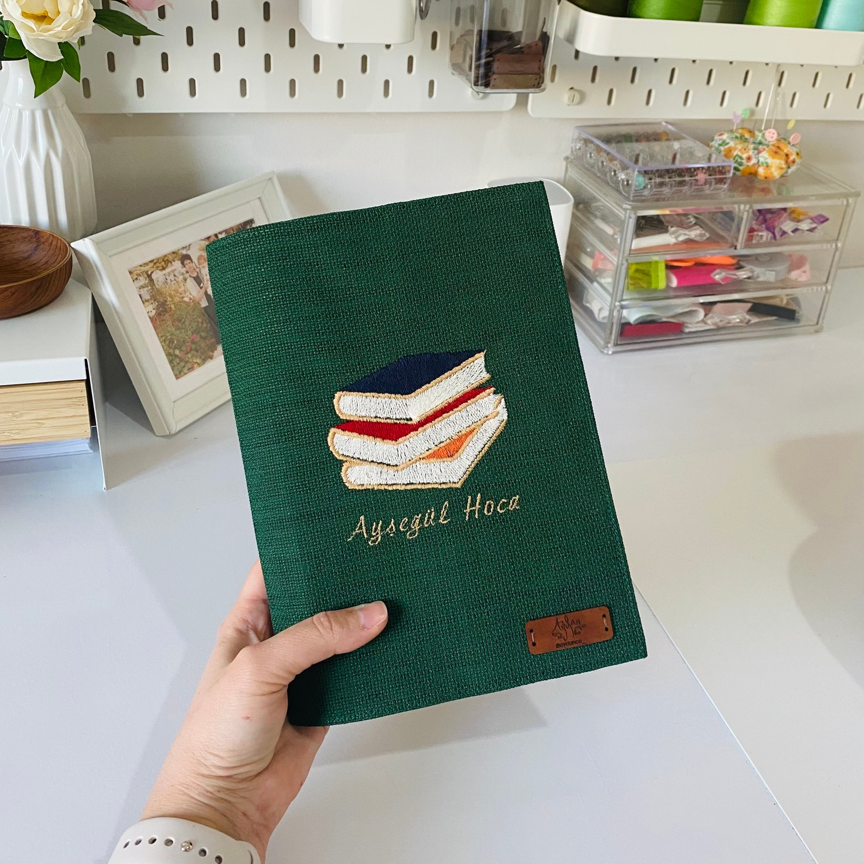 Kitap Nakışlı Kitap & Tablet Kılıfı