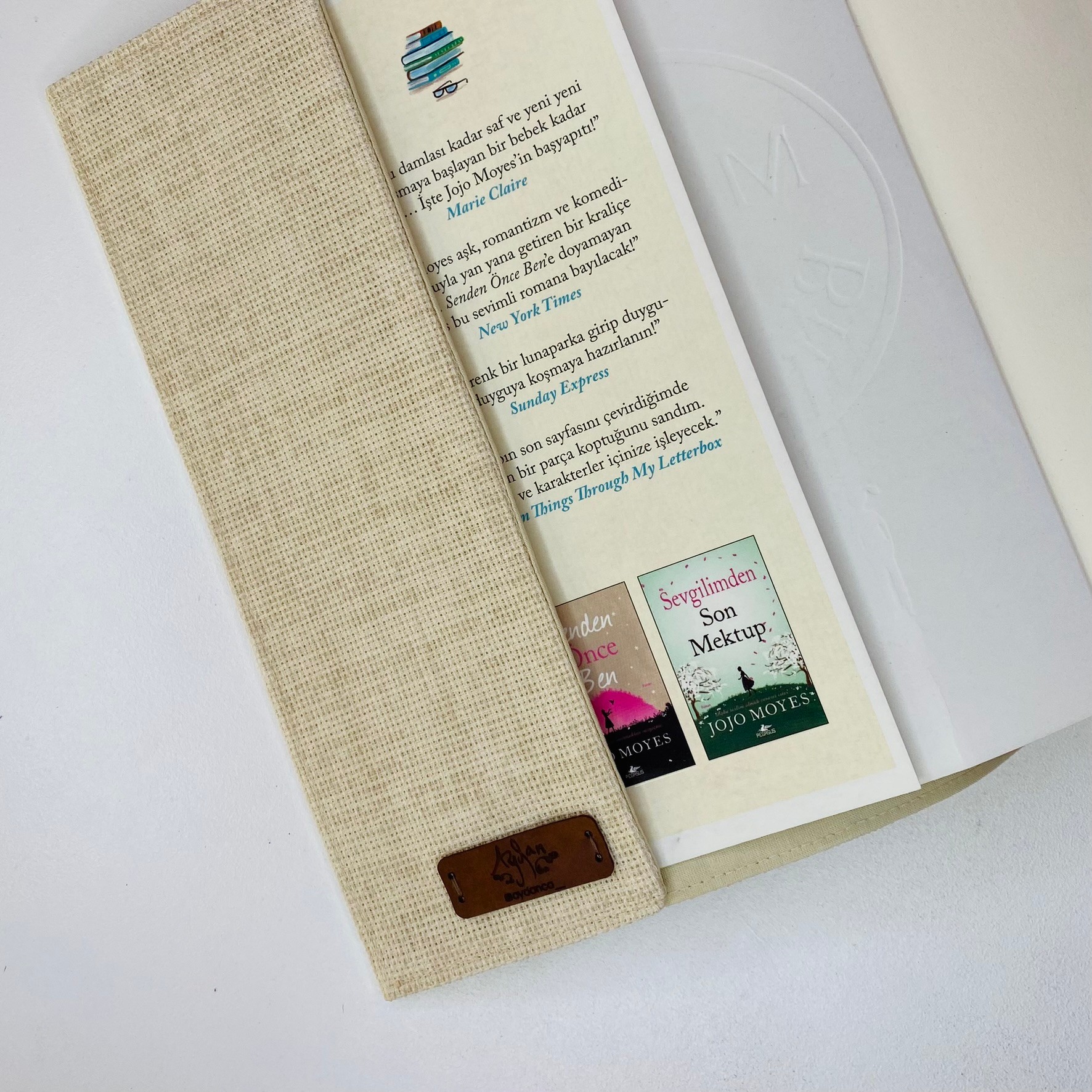 Yonca Nakışlı Kitap & Tablet Kılıfı