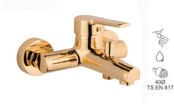 BAUWORLD lara gold banyo bataryası