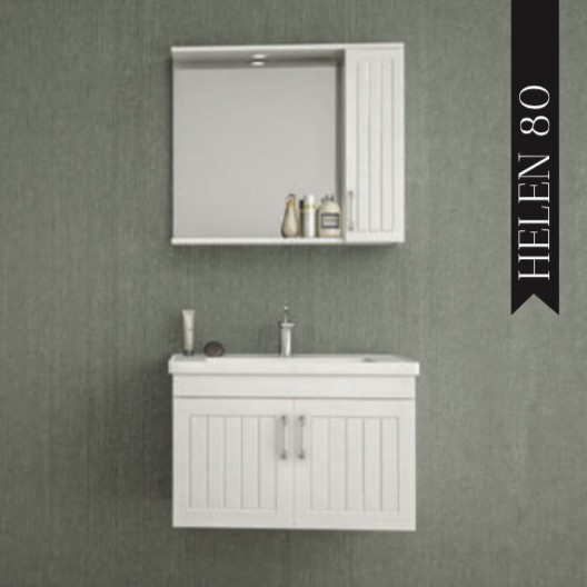 BAUWORLD Helen 80cm banyo dolabı