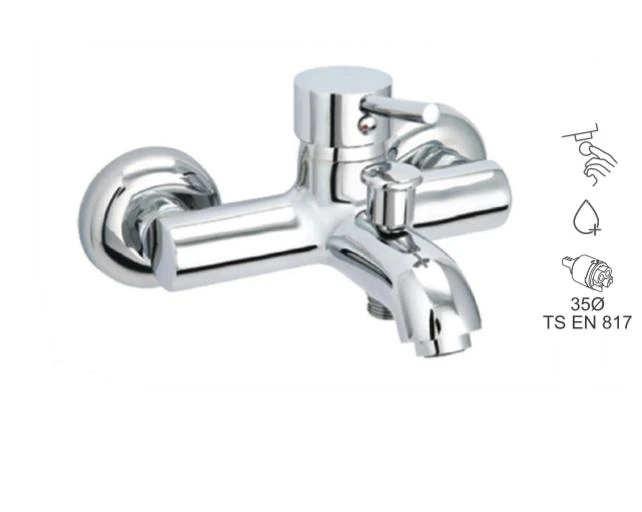 BAUWORLD gümüş banyo bataryasu