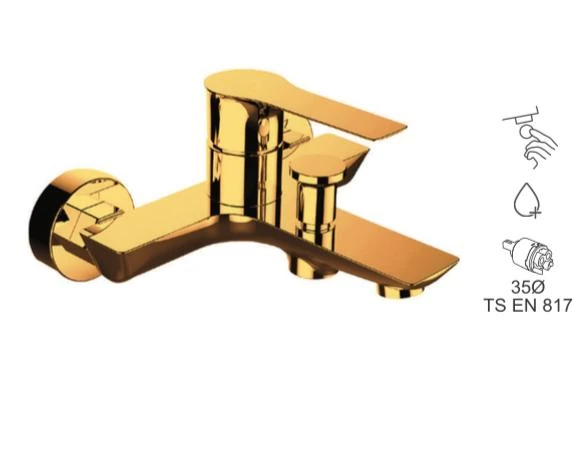 BAUWORLD mars gold banyo bataryası