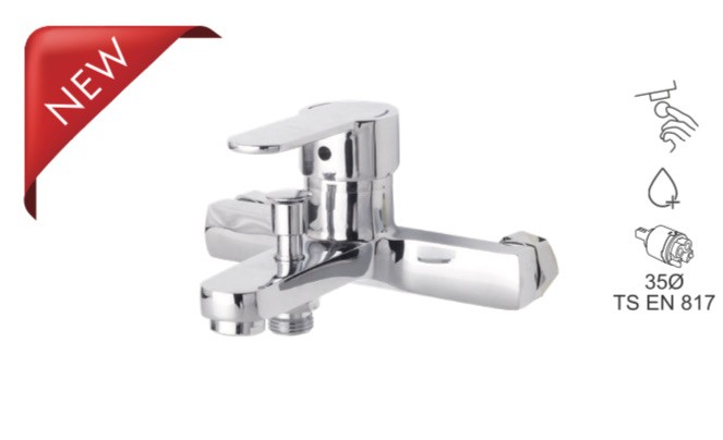 BAUWORLD neptün gümüş banyo bataryası