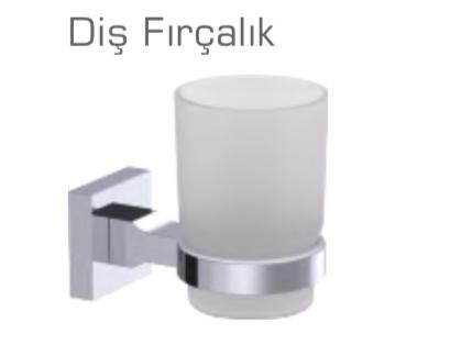 DUXXA Q1 mat siyah diş fırçalık