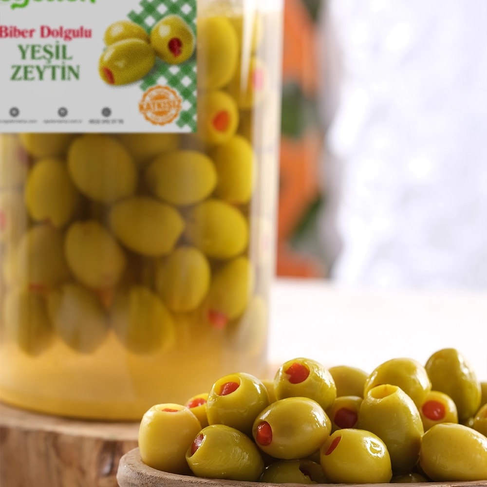 Biber Dolgulu Zeytin 1 Kg