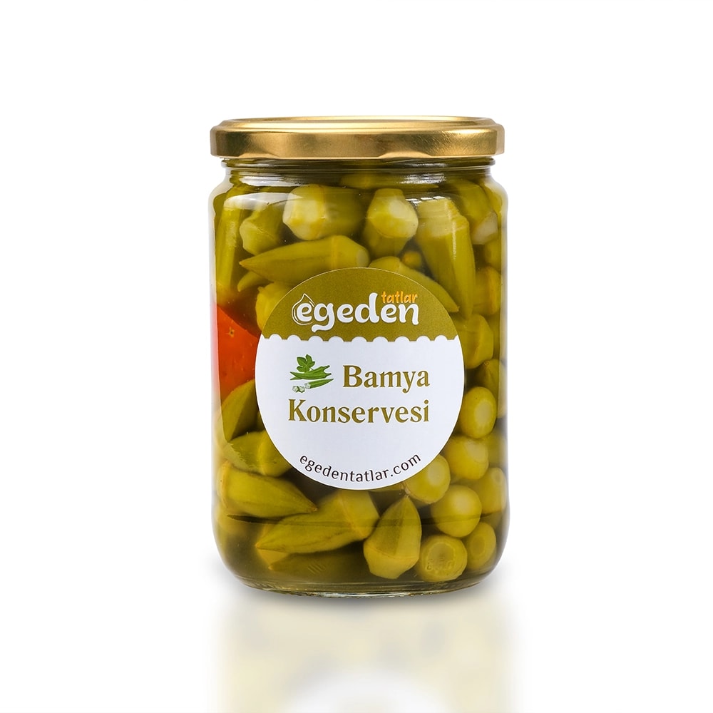 Bamya Konservesi Doğal 