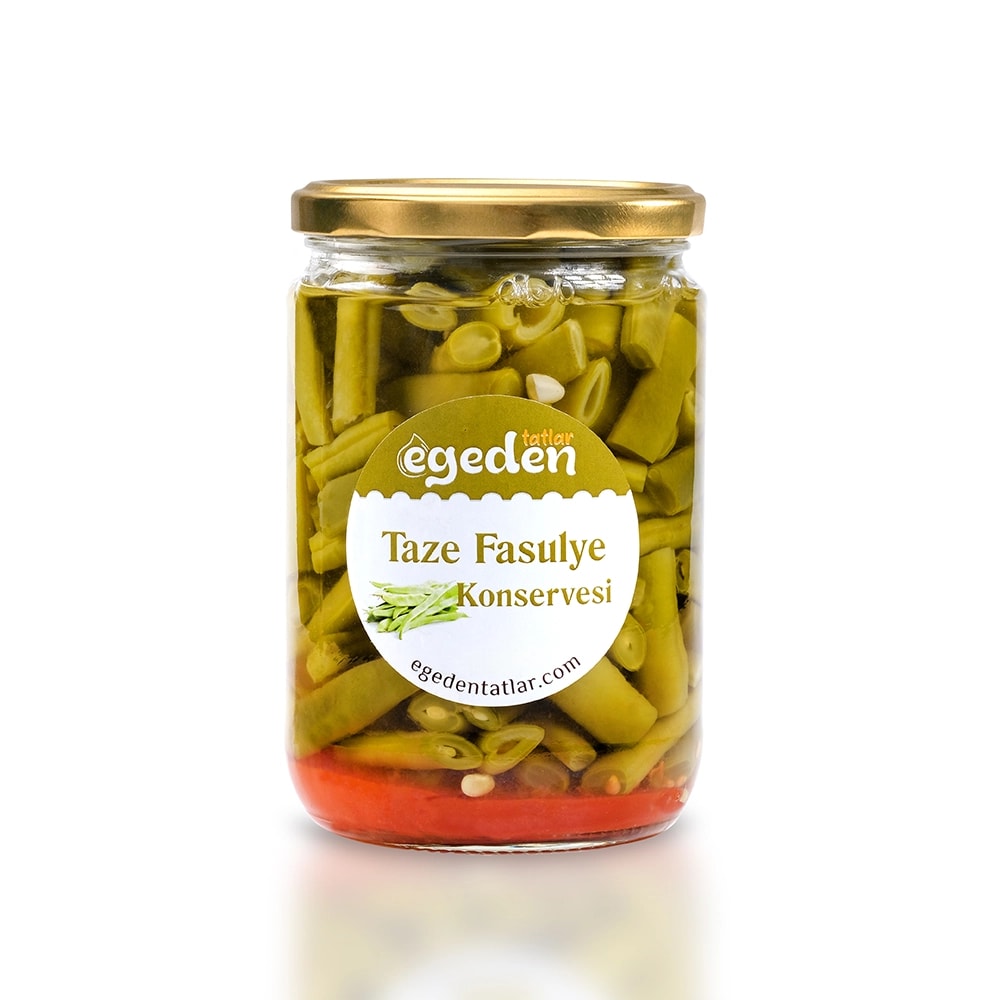 Doğal Taze Fasulye Konservesi 