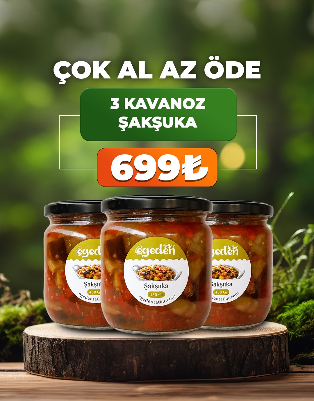 Şakşuka 425 gr. 3'lü Paket