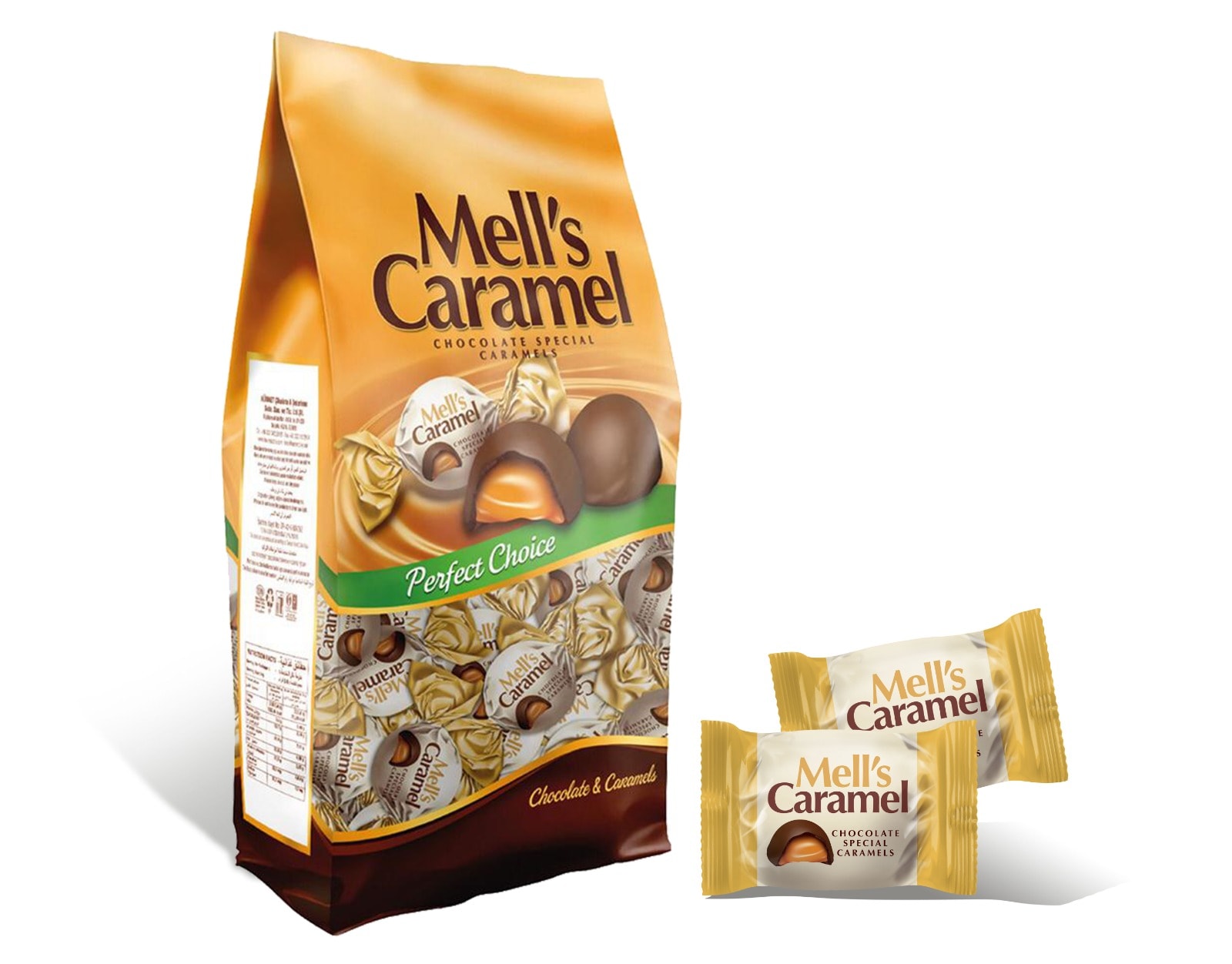 MELL'S CARAMEL 500 GR QUADRO POŞET