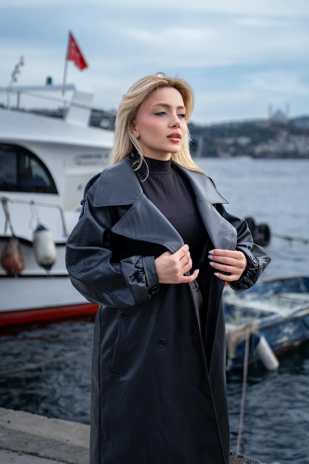 PREMİUM DERİ TRENÇ