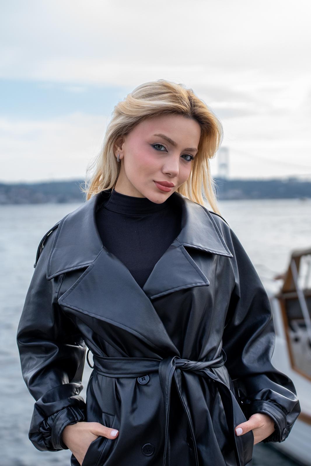 PREMİUM DERİ TRENÇ