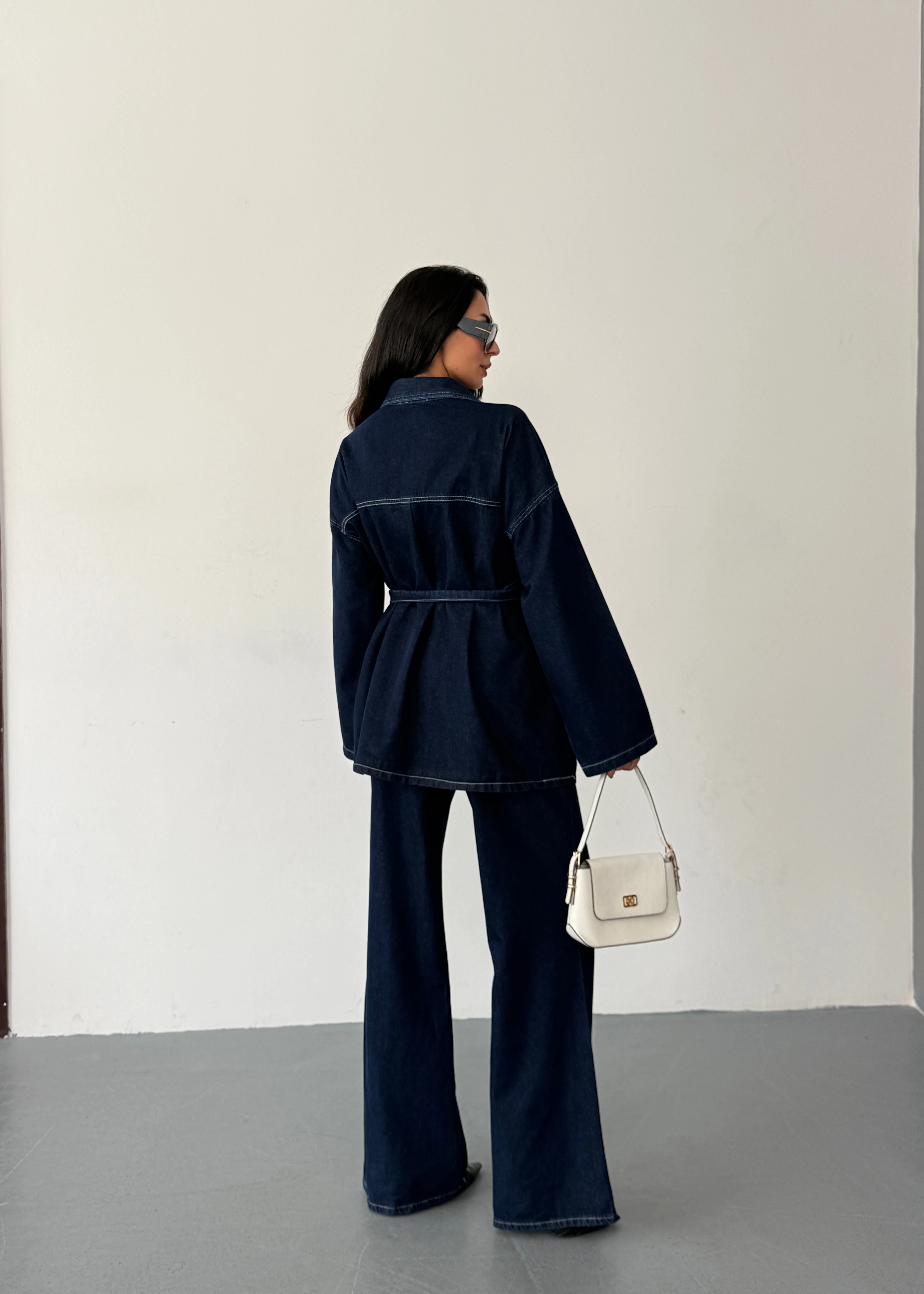 LACİVERT KOT  PANTOLON TAKIM