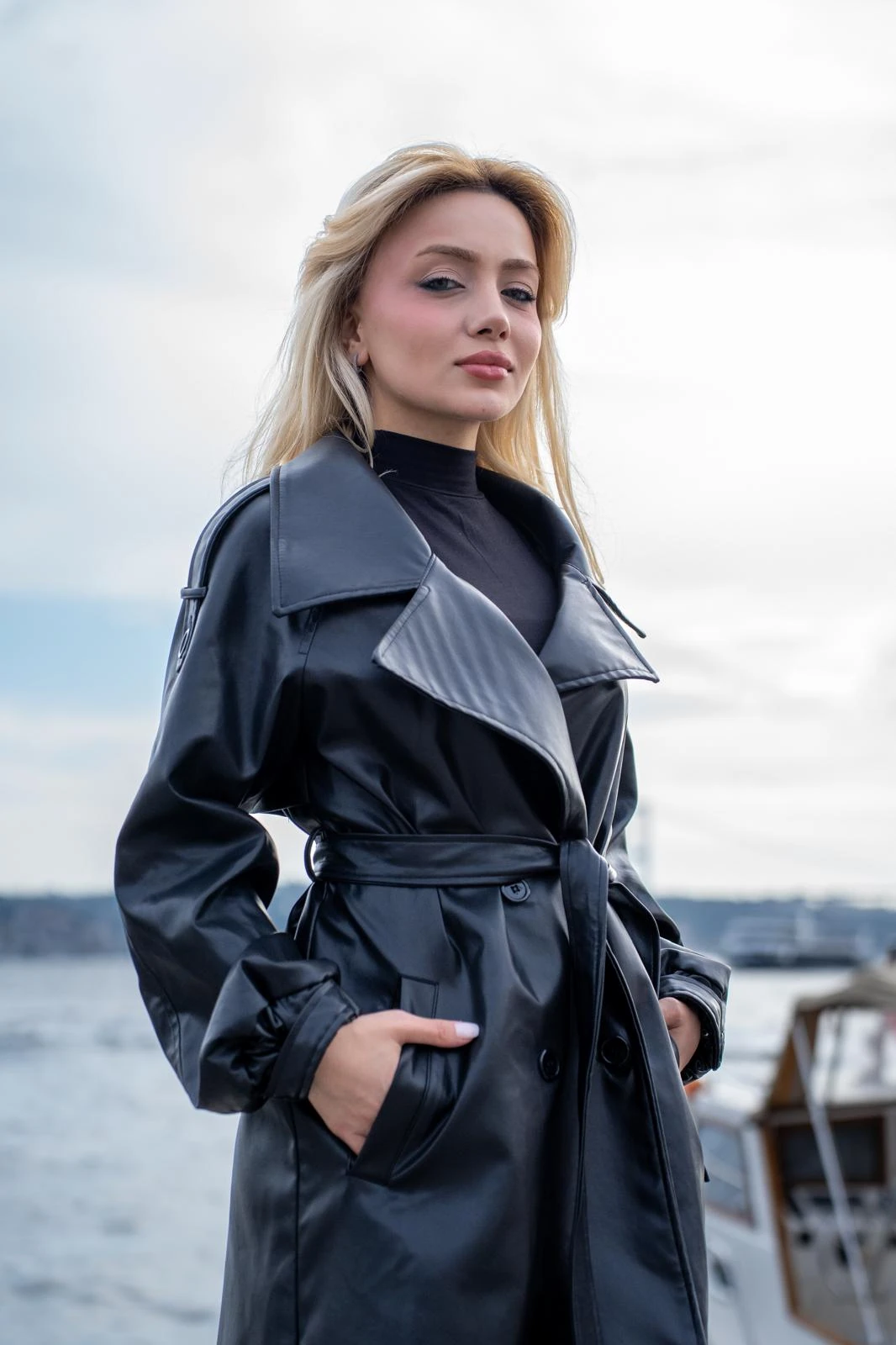 PREMİUM DERİ TRENÇ