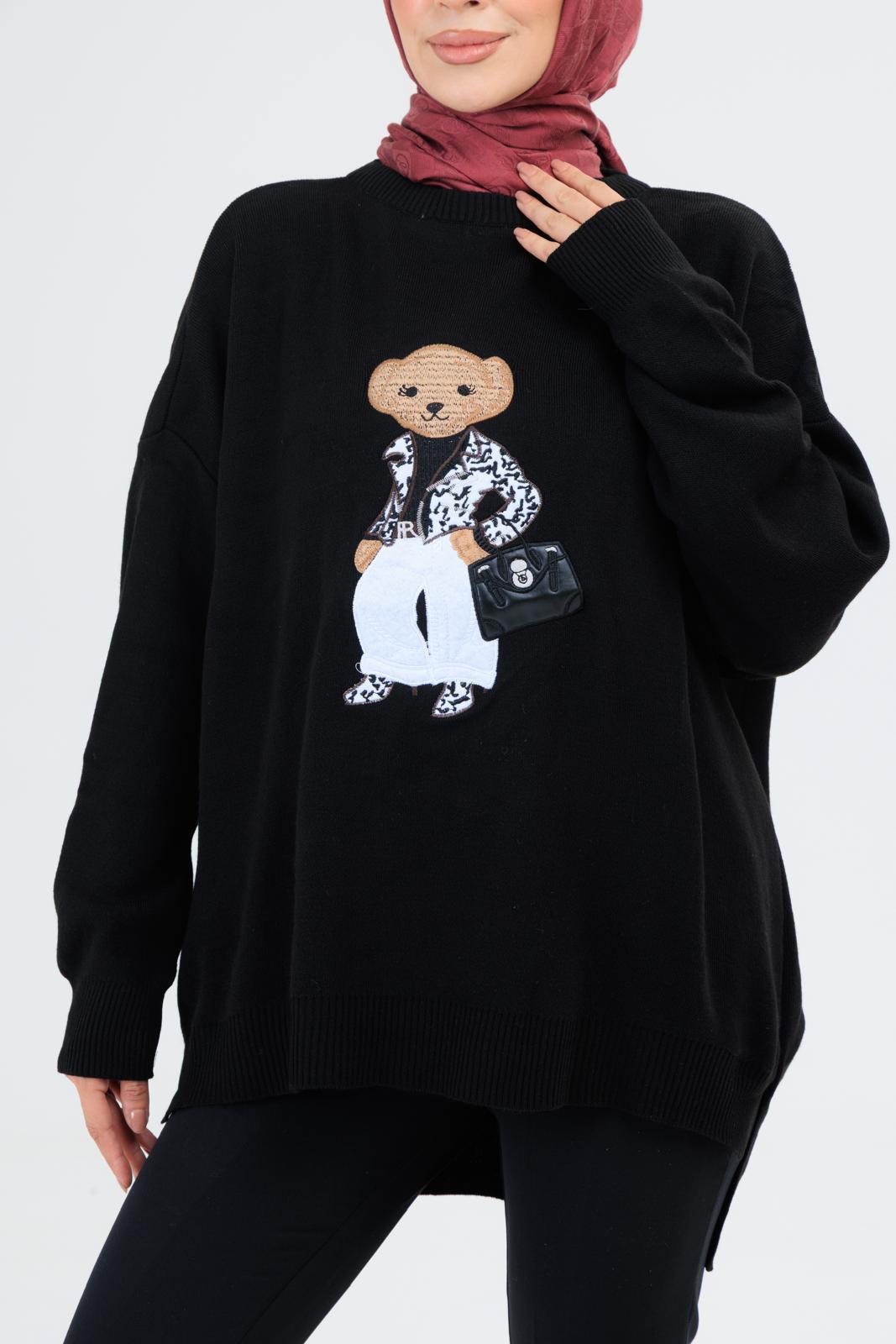 AYICIK NAKIŞLI TRİKO KAZAK